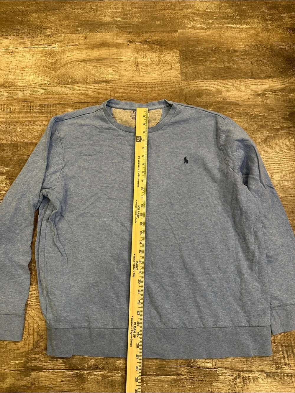 Polo by Ralph Lauren Light Blue Long Sleeve Crewneck Shirt XXL